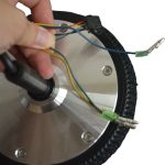 موتور و چرخ دوبل اسکوتر تک چرخ